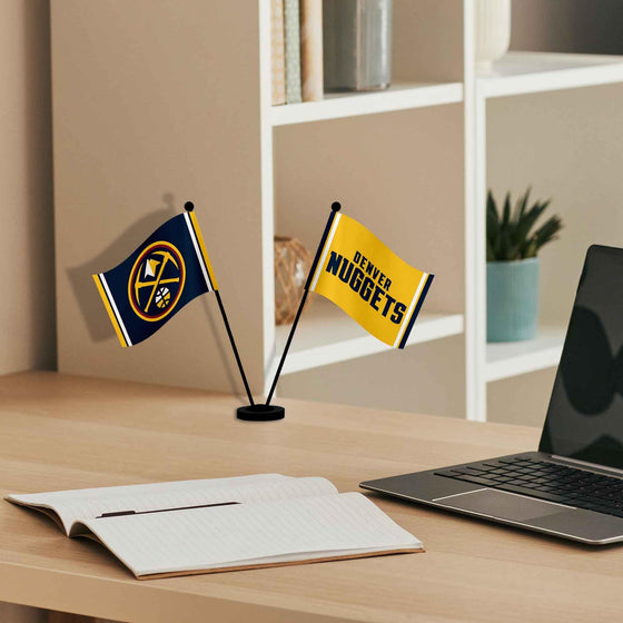 WinCraft Denver Nuggets Desk and Table Top Flags