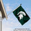 College Flags & Banners Co. Michigan State Spartans Small 2x3 Foot Flag