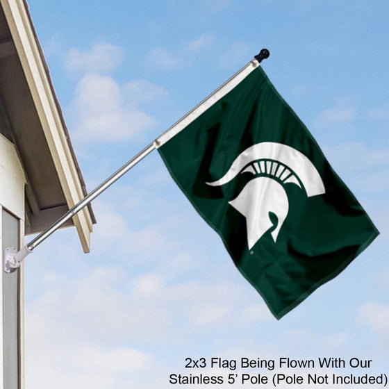 College Flags & Banners Co. Michigan State Spartans Small 2x3 Foot Flag