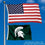 College Flags & Banners Co. Michigan State Spartans Small 2x3 Foot Flag