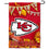 WinCraft Kansas City Chiefs Fall Leaves Decorative Football Garden Flag Double Sided Banner