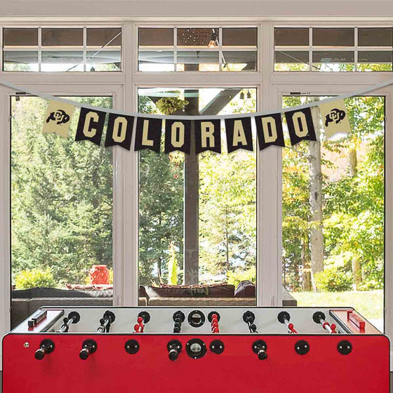 Colorado Buffaloes Banner String Pennant Flags