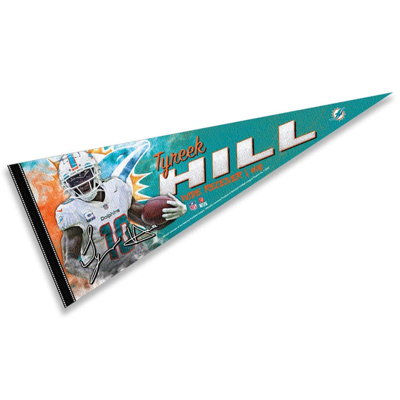 WinCraft Miami Dolphins Hill Pennant Banner Flag