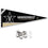 College Flags & Banners Co. Vanderbilt Commodores Pennant Flag and Wall Tack Mount Pads