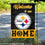 WinCraft Pittsburgh Steelers Welcome Home Decorative Garden Flag Double Sided Banner