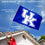 College Flags & Banners Co. Kentucky Wildcats New UK Logo Flag with Pole and Bracket Kit