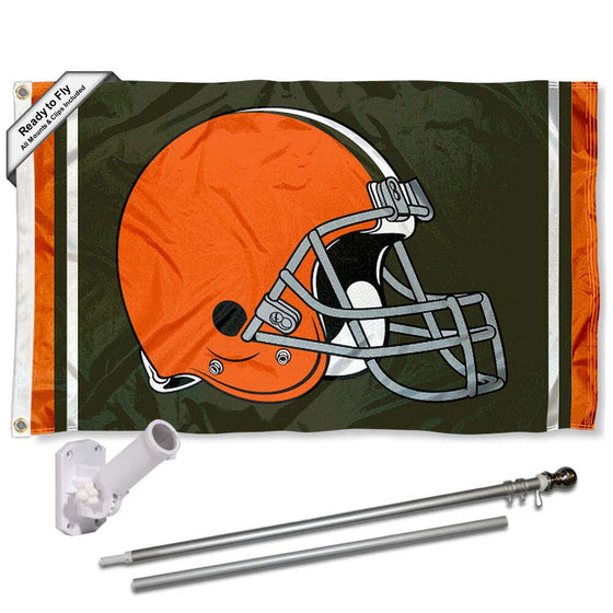 WinCraft Cleveland Browns Flag Pole and Bracket Kit