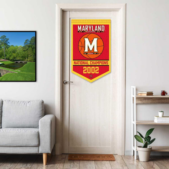 Maryland Terrapins Basketball National Champions Banner