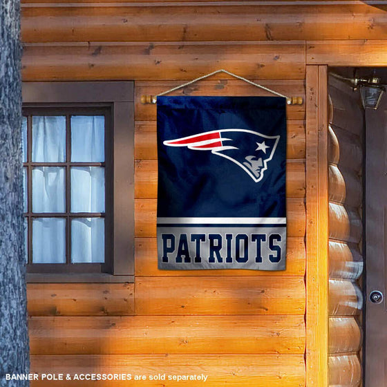 WinCraft New England Patriots Two Sided House Flag