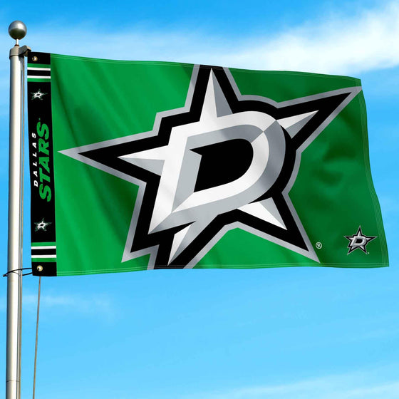 WinCraft Dallas Stars Printed Header 3x5 Premium Banner Flag