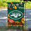 WinCraft New York Jets Fall Leaves Decorative Football Garden Flag Double Sided Banner