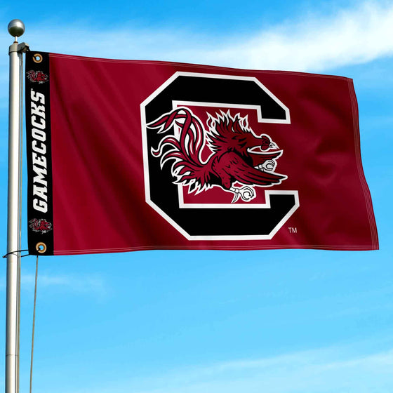 College Flags & Banners Co. South Carolina Gamecocks Printed Header 3x5 Foot Banner Flag