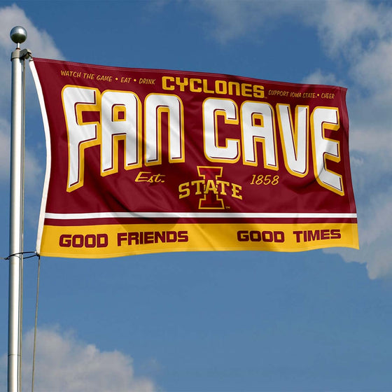 Iowa State Cyclones Fan Man Cave Banner Flag