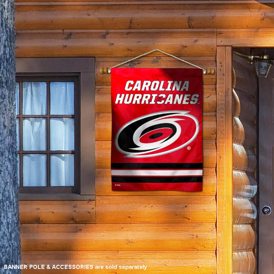 WinCraft Carolina Hurricanes Double Sided Banner House Flag