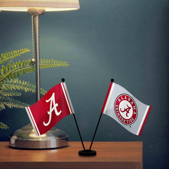 WinCraft Alabama Crimson Tide Desk and Table Top Flags