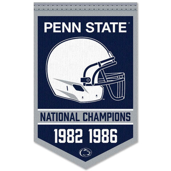 Penn State Nittany Lions Football National Champions Banner