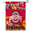 College Flags & Banners Co. Ohio State Buckeyes Fall Leaves Football Season Garden Yard Flag