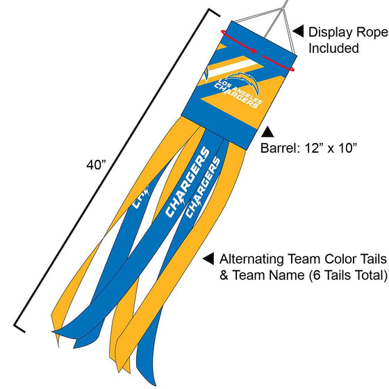 Los Angeles Chargers Team Windsock