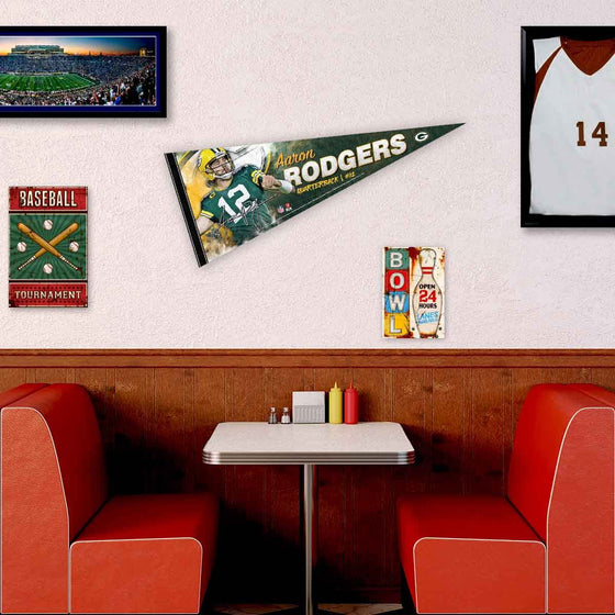 WinCraft Green Bay Packers Rodgers Pennant Banner Flag