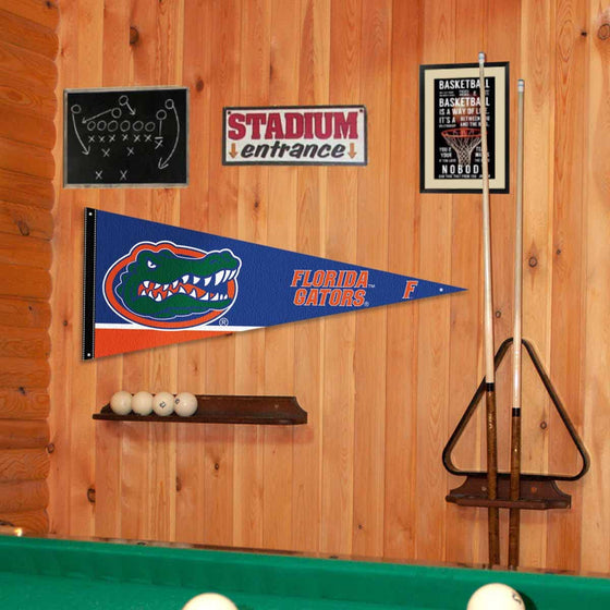 College Flags & Banners Co. Florida Gators Pennant Flag and Wall Tack Mount Pads