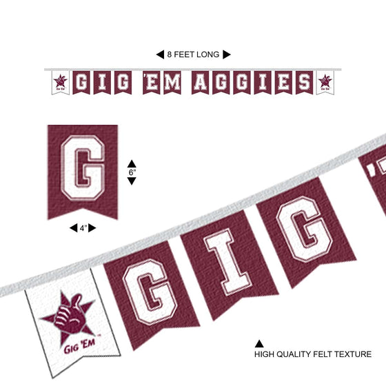 Texas A&M Aggies Banner String Pennant Flags