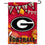 College Flags & Banners Co. Georgia Bulldogs Fall Leaves Football Season Garden Yard Flag