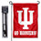 College Flags & Banners Co. Indiana Hoosiers Go Hoosiers Garden Flag with Pole Stand Holder