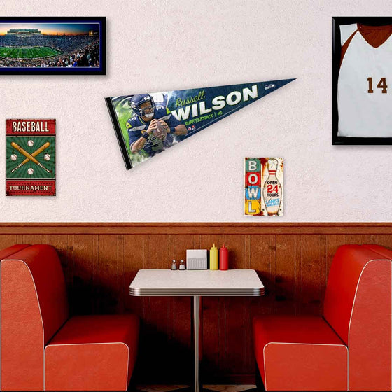 Seattle Seahawks Wilson Pennant Banner Flag