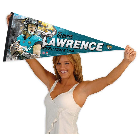 WinCraft Jacksonville Jaguars Lawrence Pennant Banner Flag