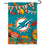 WinCraft Miami Dolphins Fall Leaves Decorative Football Garden Flag Double Sided Banner