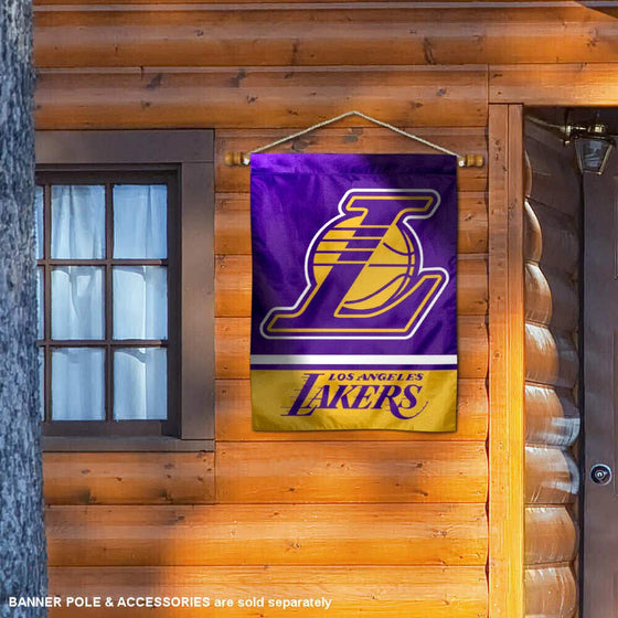 WinCraft Los Angeles Lakers Double Sided House Banner Flag