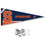 College Flags & Banners Co. Syracuse Orange Pennant Flag and Wall Tack Mount Pads