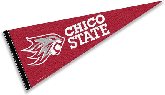 College Flags & Banners Co. Chico State Pennant Full Size Felt - 757 Sports Collectibles