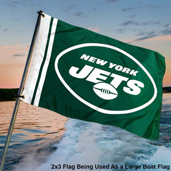 New York Jets Wordmark 2x3 Foot Small Flag