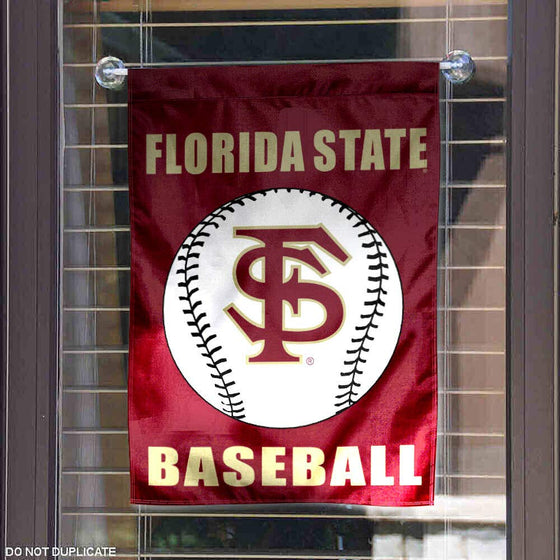 Florida State Seminoles Baseball Garden Flag and Yard Banner