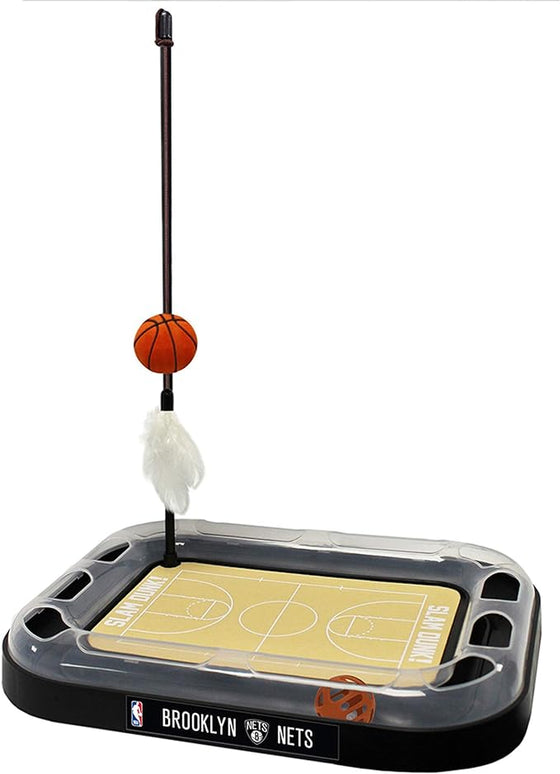 Brooklyn Nets Basketball Cat Scratcher Toy