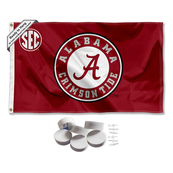 Alabama Crimson Tide SEC Banner and Tapestry Wall Tack Pads