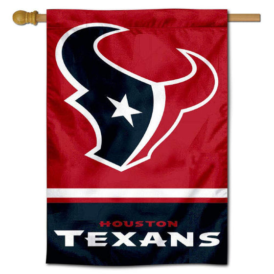 WinCraft Houston Texans Two Sided House Flag