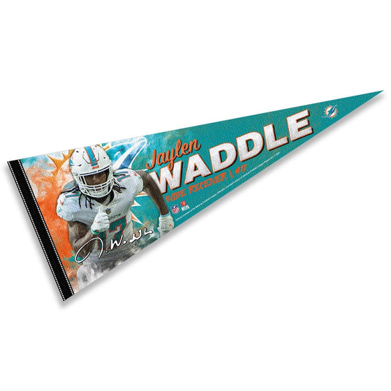 WinCraft Miami Dolphins Waddle Pennant Banner Flag