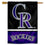 WinCraft Colorado Rockies Double Sided House Flag