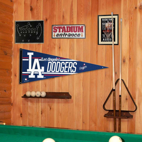 Los Angeles Dodgers Pennant Banner and Wall Tack Pads