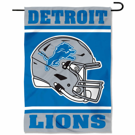 WinCraft Detroit Lions Helmet Double Sided Garden Banner Flag