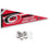 Carolina Hurricanes Pennant Flag and Wall Tack Pads Mounts