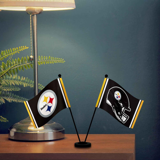 WinCraft Pittsburgh Steelers Desk and Table Top Flags