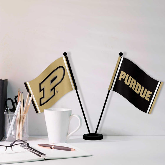 WinCraft Purdue Boilermakers Desk and Table Top Flags