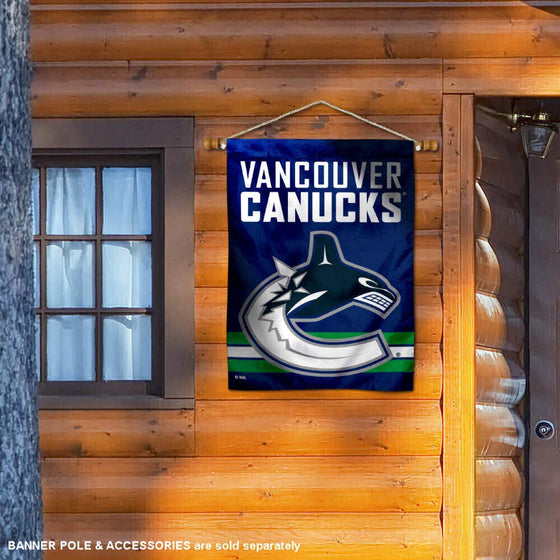 WinCraft Vancouver Canucks Double Sided Banner House Flag