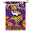 WinCraft Minnesota Vikings Fall Leaves Decorative Football Garden Flag Double Sided Banner