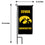 College Flags & Banners Co. Iowa Hawkeyes Mini Garden and Flower Pot Flag Topper