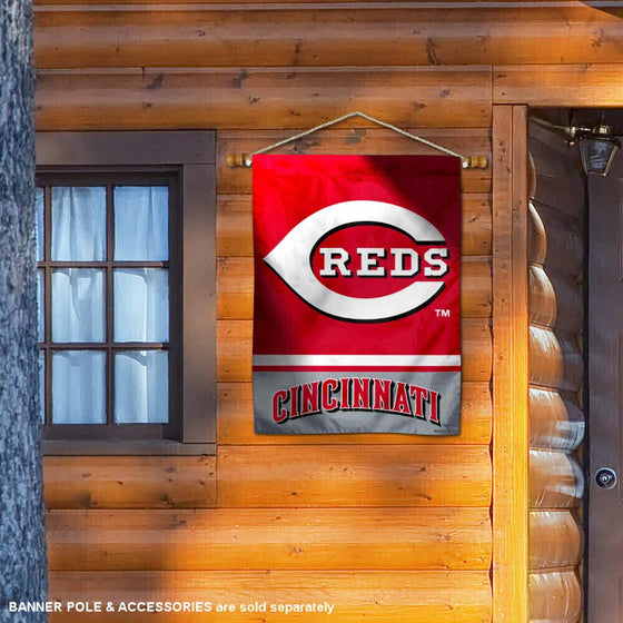 Cincinnati Reds Double Sided House Flag