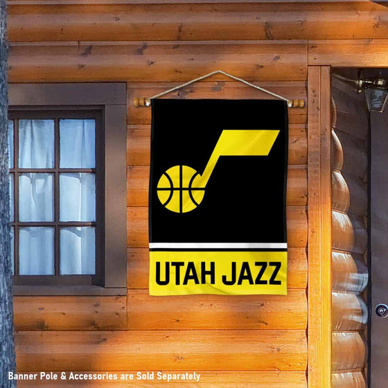 WinCraft Utah Jazz Double Sided House Banner Flag